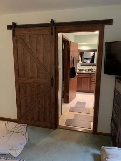 Barn door installations in the poconos